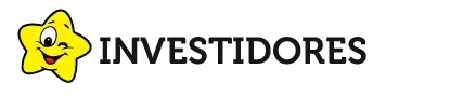 Estrela sorridente ao lado do título investidores