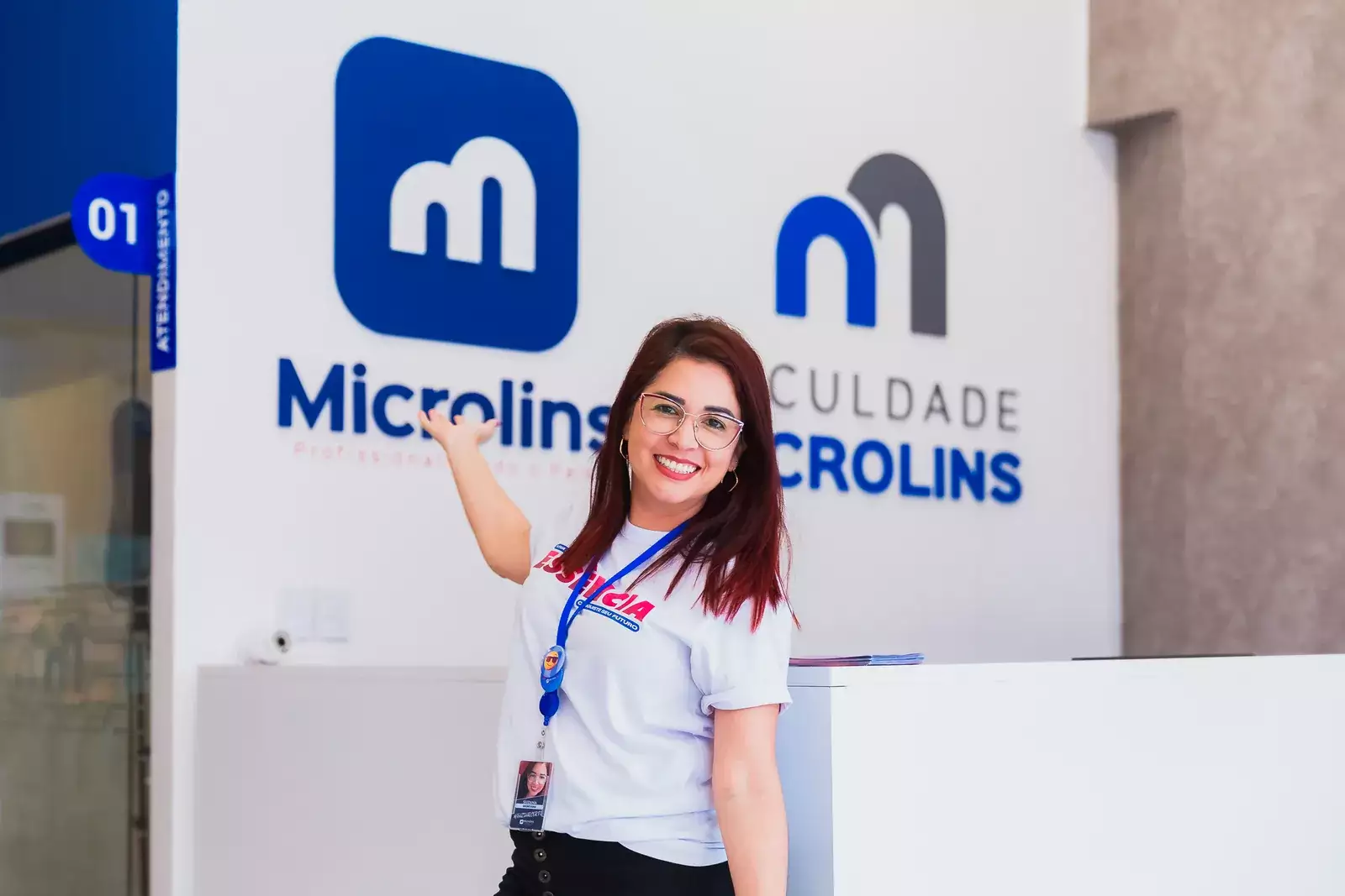 Recepção de unidade Microlins